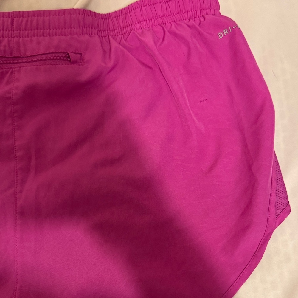 Nike Women's Pink Athletic Shorts - Picture 4 of 6